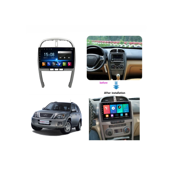 Android Screen for Chery tiggo 3 - Supported apple car play &amp; android auto wireless - Plug and play – GPS – DSP – Bluetooth – WIFI – Radio