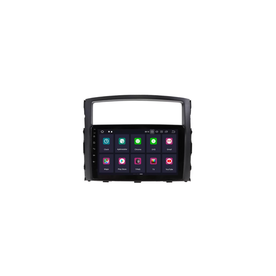 Android Screen for Mitsubishi Pajero 2013 to 2020- Supported apple car play &amp; android auto wireless - Plug and play – GPS – DSP – Bluetooth – WIFI – Radio – etc