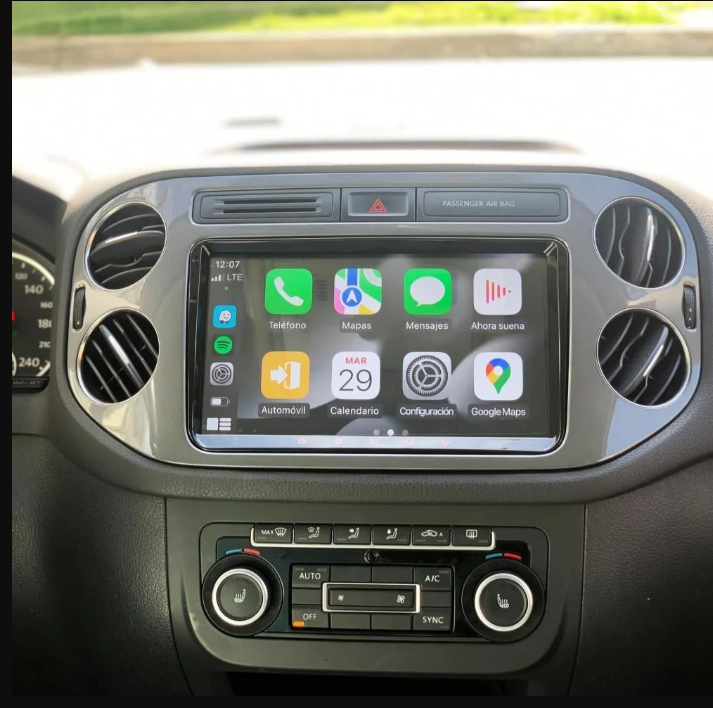 Android Screen for volkswagen tiguan 2010 to 2016 - Supported apple car play &amp; android auto wireless - Plug and play – GPS – DSP – Bluetooth – WIFI – Radio