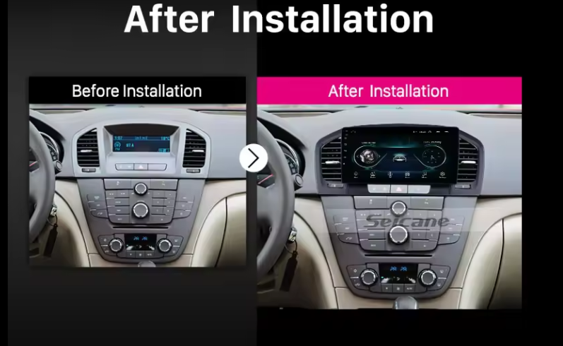 Android Screen for Opel Insignia 2014 to 2016 - Supported apple car play &amp; android auto wireless - Plug and play – GPS – DSP – Bluetooth – WIFI – Radio – SIM card- 4G – etc