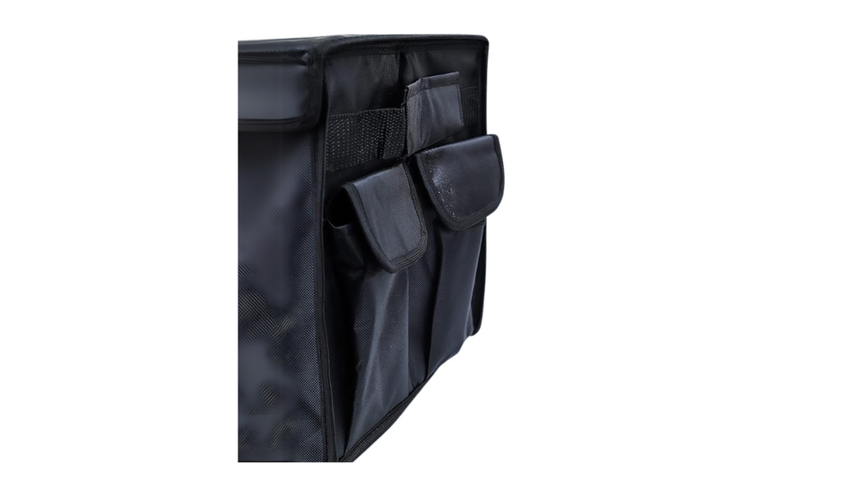 Foldable Car Trunk Organizer Storage Box – Durable, Collapsible, and Multi-Compartment for Efficient Vehicle Organization – Volkswagen– Black