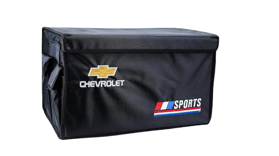Foldable Car Trunk Organizer – Durable Foldable Storage Box for Car Organization – Compatible with Chevrolet Vehicles – Black