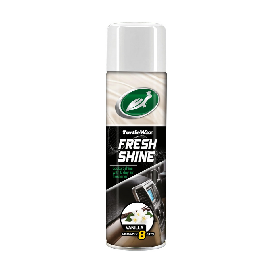 Vanilla dashboard polish adds shine, protection, and refreshes your car.