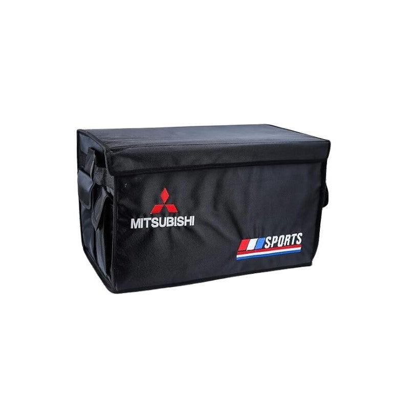 Foldable Car Trunk Organizer – Durable Foldable Storage Box for Car Organization – Compatible with Mitsubishi Vehicles – Black