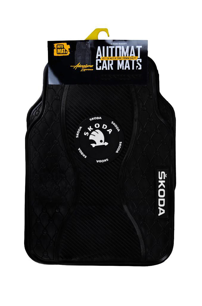 Rubber Car Floor Mats for Škoda