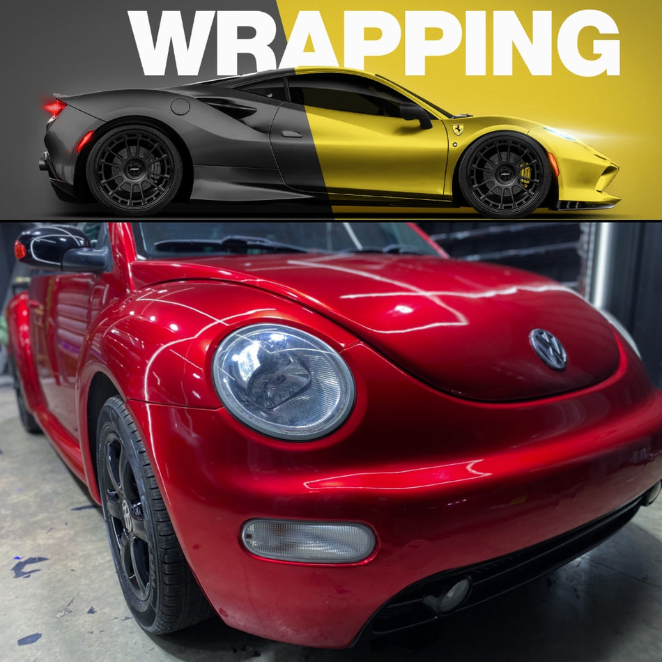 Car Wrap for Volkswagen New Beetle 2-3 Years Warranty
