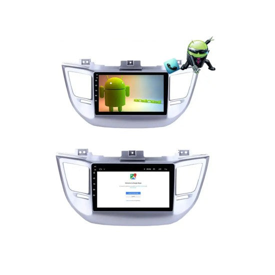 Android Screen for Hyundai Tucson 2014  : 2018 - Supported apple car play &amp; android auto wireless - Plug and play – GPS – DSP – Bluetooth – WIFI – Radio