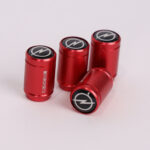 4Pcs Car Wheel Tire Valve Tire Stem Air Caps Airtight Cover For Opel – Red