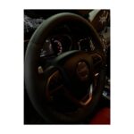 German leather steering Wheel Cover Cherokee