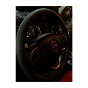 German leather steering Wheel Cover Cherokee